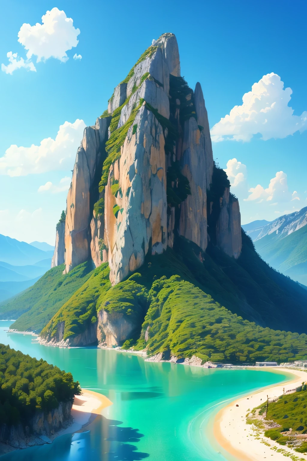 ((best quality)), ((masterpiece)), (detailed), Taurus Mountains