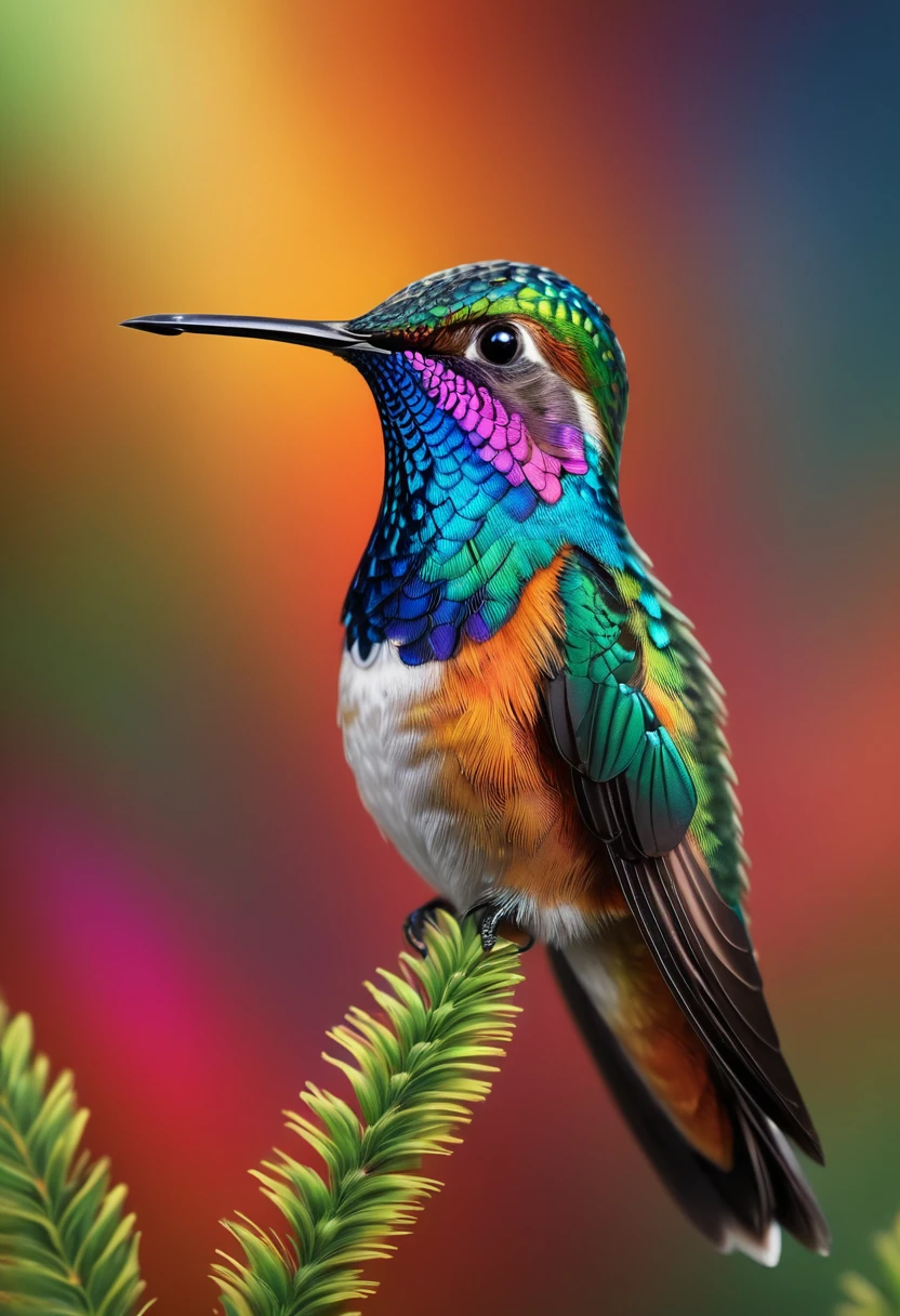 (best quality,4k,8k,high res,masterpiece:1.2),ultra-detailed,(realistic, photorealistic,photo-realistic:1.37), beautifully detailed hummingbird, detailed feathers, vibrant colors, natural background, close-up view, iridescent plumage, exquisite details, soft focus,high-definition rendering, breathtaking realism, professional photography, studio lighting. Signing Ghanaian's anthem "God bless our homeland make our nation great and strong"