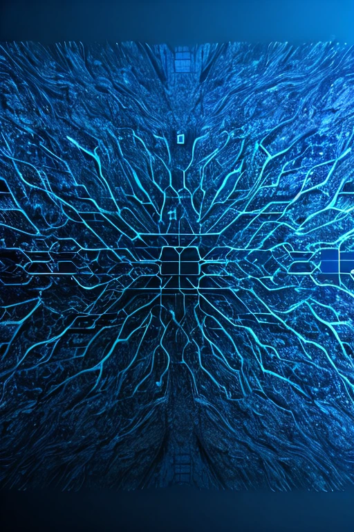 background image for website about neural networks blue simple dark background