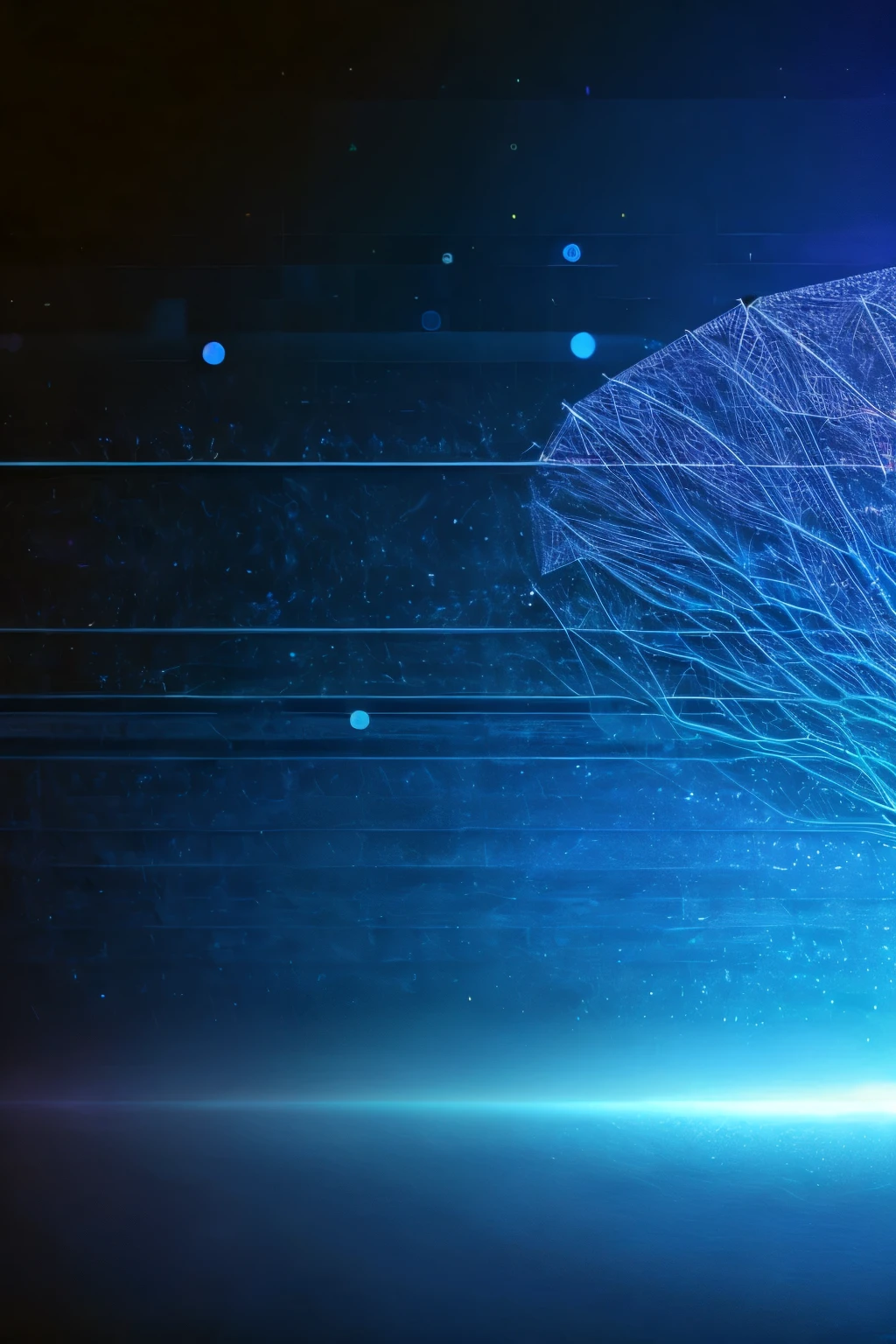 background image for website about neural networks blue simple dark background
