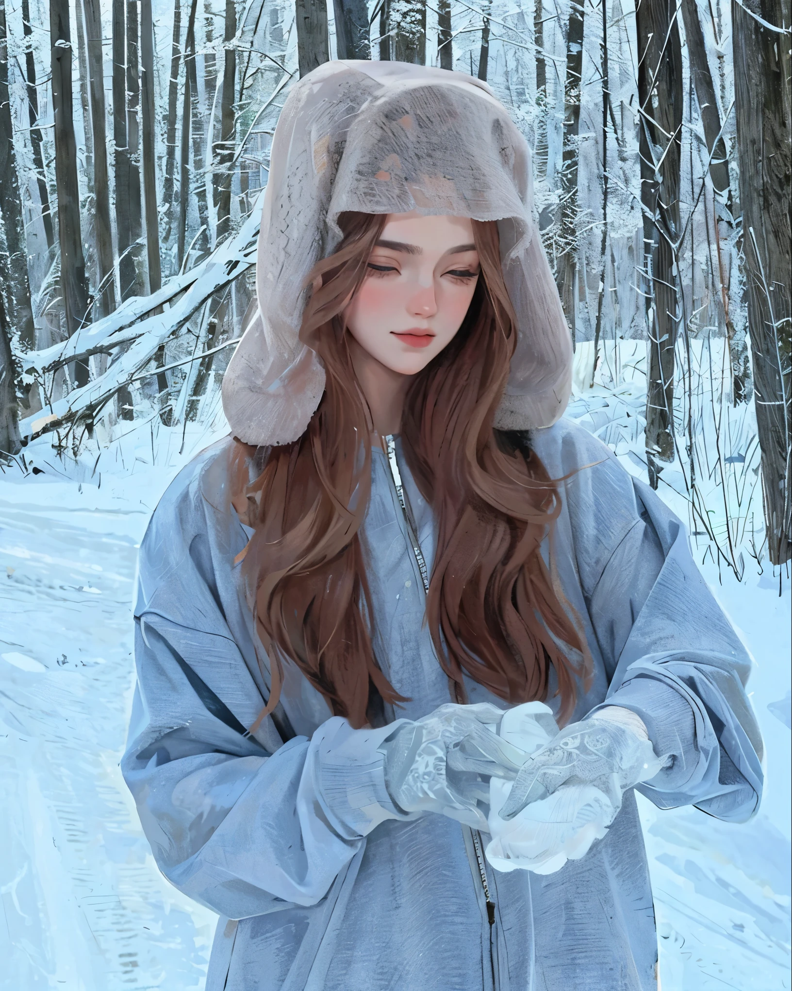 (masterpiece:1.2, best quality), (real picture, intricate details), 1lady, solo, upper body, casual, long hair, minimal makeup, natural fabrics, close-up face, coquette, e-girl