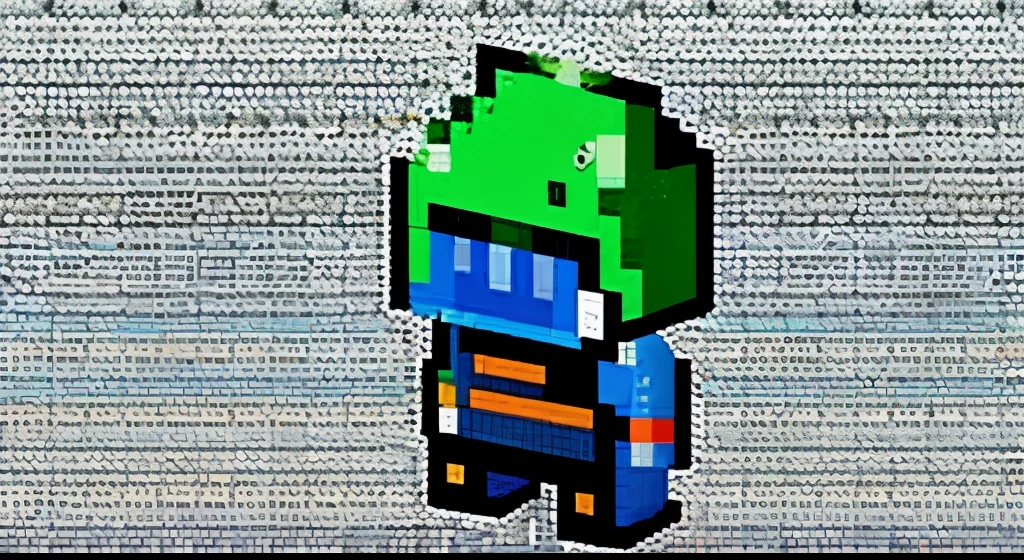 pixel game,character design,Sci-fi suit,Warrior with a laser gun, Pixel art #pixelart