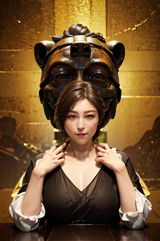 Roughcraft's Worldから来た女性のエイリアン, Super detailed artistic photography, midnight aura, night sky, detailed gorgeous face, dream-like, shine, with backlight, Glamour, sparkling, (very detailed face and eyes:1.2), (High resolutionの光る赤い目:1.4), perfect anatomy, (Beautiful toned body:1.5), (moist skin:1.2), no makeup, (Bear:1.1),(thick eyebrows:1.2), long canines. Smooth, extRa High resolution, 8K, unreal engine 5, super sharp focus, Art by Alberto Seveso, art germ, Barbaric, SF, Complex芸術作品の傑作, evil, Matte Movie Poster with Image, golden ratio, Trending on CGsociety, Complex, wonderful, Trending with ArtStation, author: art germ, H. R. Giger and Beksinski, very detailed, Roughcraft's World, cthulhu, vibration, drawing cinematic characters, Super high quality model, cinematic quality, Detail up, (Complex details:1.2), High resolution, High resolution, draw faithfully, (thick eyebrows:1.2), (big scarlet eyes:1.3)