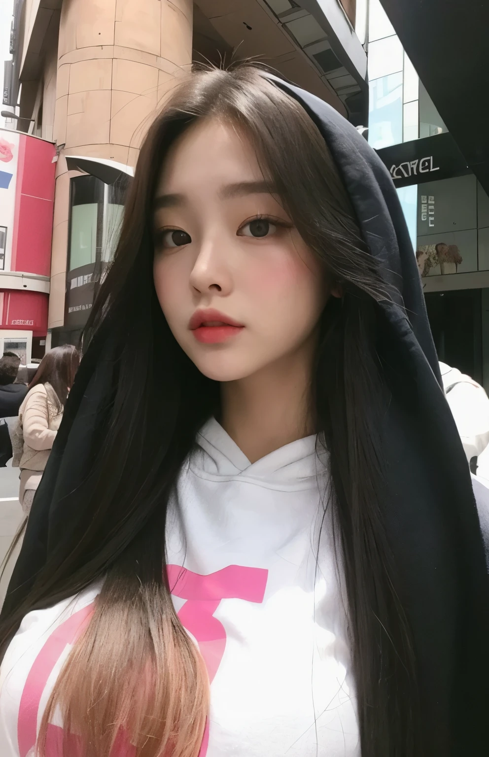 Close-up of a woman in a hoodie and shirt, korean girl, Ulzzang, black pink jenny, That's a cute Korean face, beautiful south korean woman, Nam Jae Young, young adorable korean face, With a round face, blackpink joshi, face of young cute asian man, beautiful young korean woman, blackpink roseanne park, korean woman