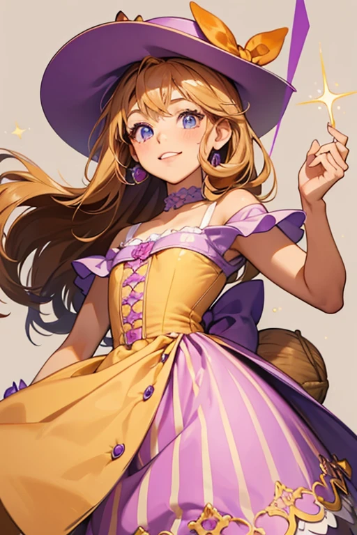 She is a tan colored peanut. Unlike most princesses, she does not wear a dress. She wears a pointy burgundy- and purple-striped hat with a string holding what appears to be an almond. However, in her first cameo, her hat is blue with one orange stripe. SPARKLE; GLITTER