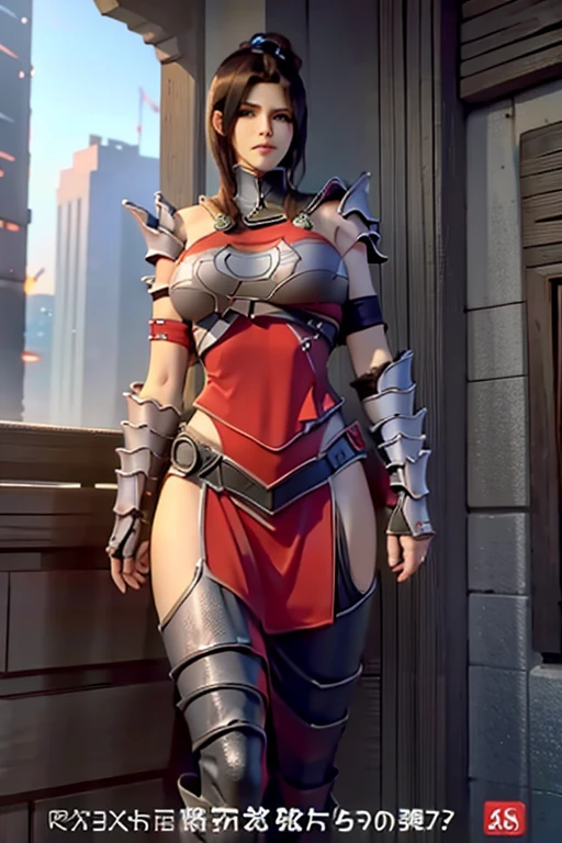 armor,beautiful breasts、huge breasts:1.4,plump breasts