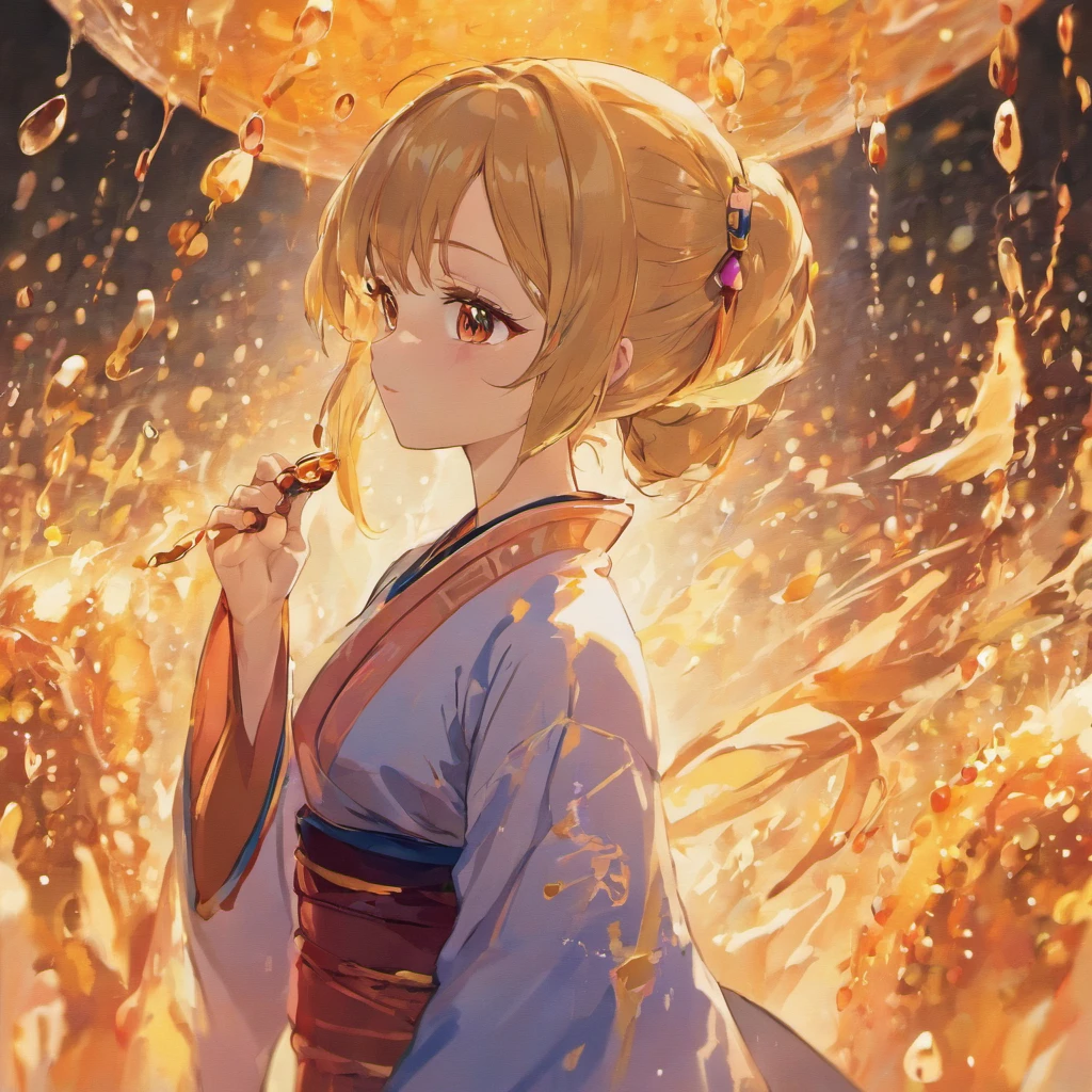 Japanese sake　glasses　woman