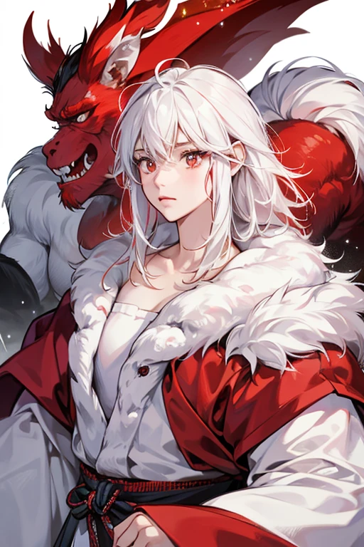 Red-faced Monster is similar to a yeti with a white fur and a red face like a Japanese macaque. SPARKLE; GLITTER
