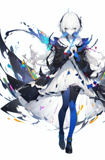 full body,leaning front with hands out in the air,girl from upper view、high school girl、(masterpiece, highest quality, official art:1.2), (flat color:1.5),(colorful),looking at the viewer,1 girl,alone, white background, ,(2D:1.5) ,NSFW