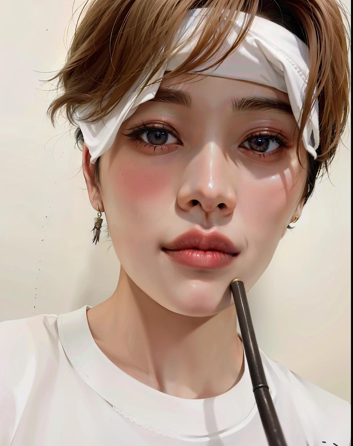 hay un hombre con camisa blanca y corbata negra, yanjun chengt, Cai Xu Kun, 1 7-year-old boy with a thin face, pintar ulzzang, Shinji, foto de perfil en la cabeza, chen xintong, inspirado en Yanjun Cheng, Hong June Hyung, young pale angel, kanliu666, con pelo corto