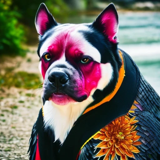 32K（tmasterpiece，k hd，hyper HD，32K），Long flowing black hair，Autumn pond ，Blue and white python protector （realisticlying：1.4），Carp pattern red robe，Purple-pink tiara，Petals flutter，The background is pure，Hold your head high，Be proud，The nostrils look at people， A high resolution， the detail， RAW photogr， Sharp Re， Nikon D850 Film Stock Photo by Jefferies Lee 4 Kodak Portra 400 Camera F1.6 shots, Rich colors, ultra-realistic vivid textures, Dramatic lighting, Unreal Engine Art Station Trend, cinestir 800，Hold your head high，Be proud，The nostrils look at people