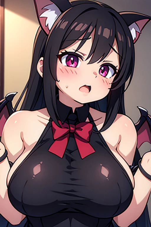succubus big breasts blush open your mouth strong