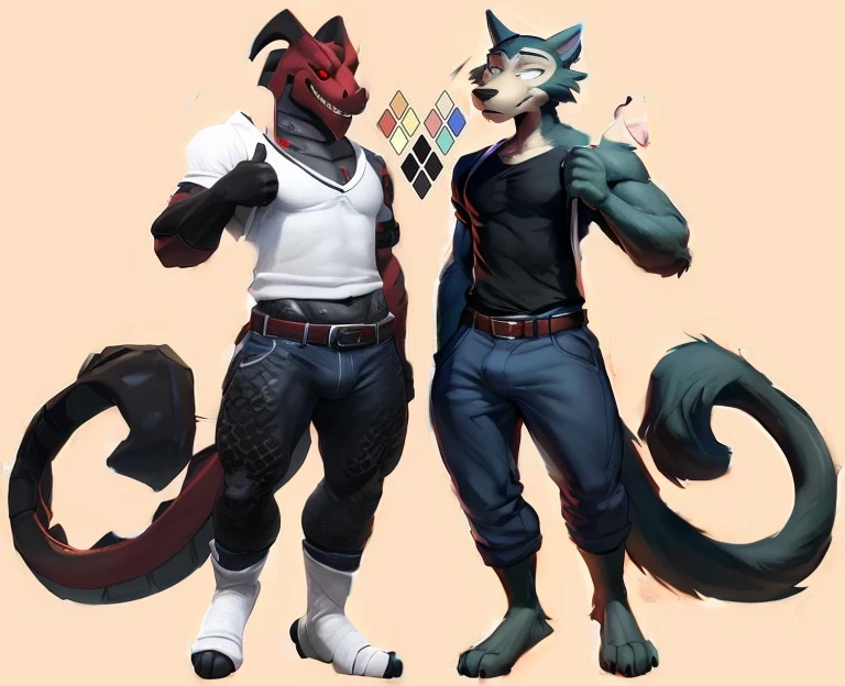 hentai , anthro, Legoshi (Beastars), solo, male, shortstack,night time , muscular, standing,intimate angle, looking at viewer, background, extremely detailed, photorealistic, 3d render, high quality erotic digital art, hentai, smug grin, detailed eyes, good anatomy, good perspective, towards viewer, by bebebebebe, by sicklyhypnos, by gerkk, (by cutesexyrobutts, by darkgem, by zackary911, (by by singafurian, by daftpatriot, sassy, cute, early 20s, detailed face, handsome, slightly chubby and muscles , seductive face, horny face, detailed mouth, hentai style, leo alvarez, muscular, bara, (soft shading), 4k, hi res, five fingers, detailed hands, ((detailed face, (detailed eyes:1.0), detailed)), by zackarry911, by zaush, (by personalami:0.5), solo, looking at viewer, shirt, 1boy, navel, nipples, full body, male focus, thighs, belt, stomach, black shirt, thick thighs, abs, denim, bulge, bare pectorals, seductive smile ,pants bulge, Hentai, day, sexy, sensual, detailed, uploaded to e621,beautiful and detailed portrait of an anthropomorphic giant Legoshi (Beastars) monster he is a big
anthropomorphic wolf with ((( Legoshi (Beastars)))) and black claws Standing on the top of a mountain looking at the landscape with Both of his hands on his hips feeling proud of being the king of the monsters, a really Muscular body, muscular, muscle, muscles, , (((male ))) kenket, Ross Tran, ruan jia, uploaded to e621, zaush, foxovh, movie lighting, just him and no one else,