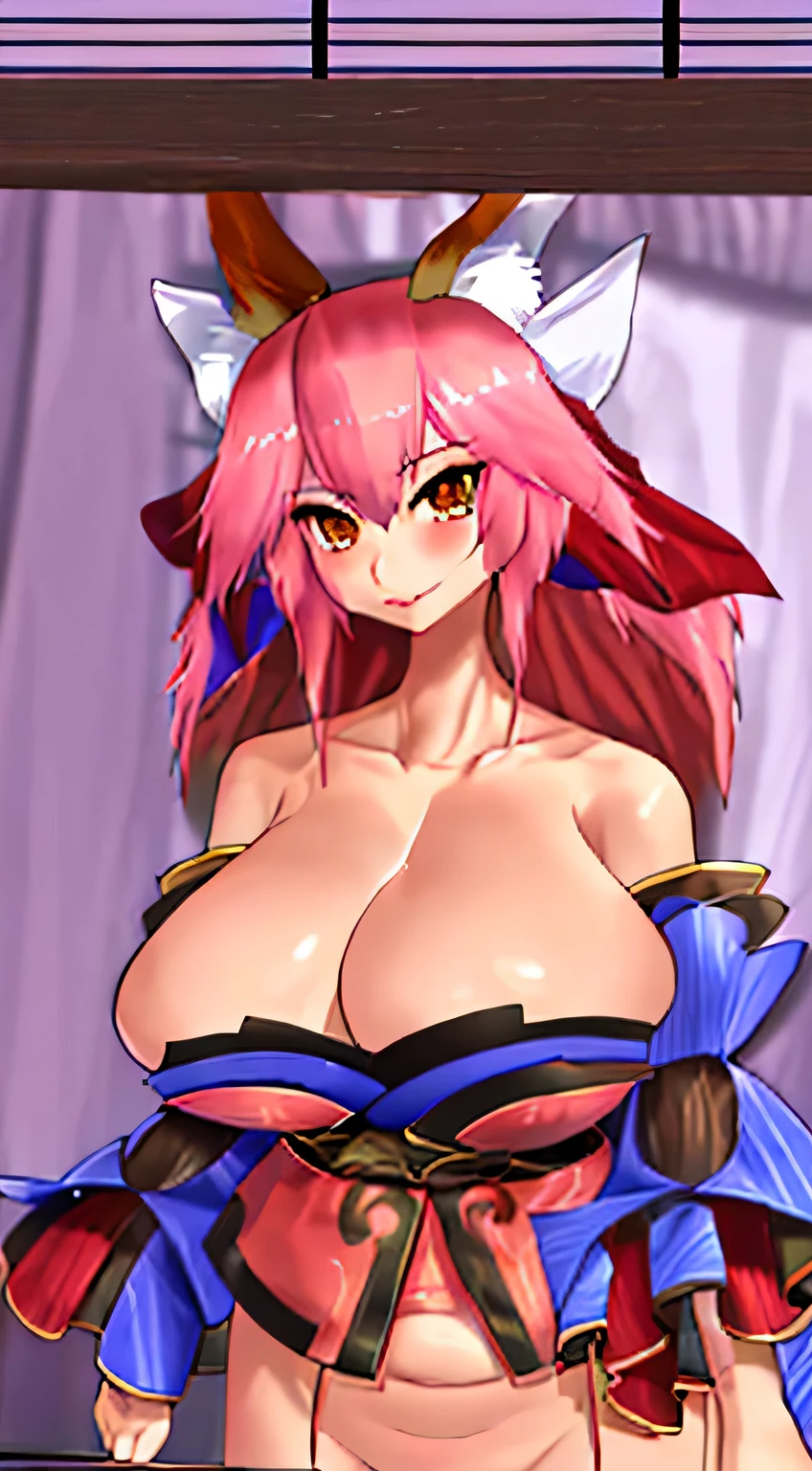 tamamo super breasts Plump Plump