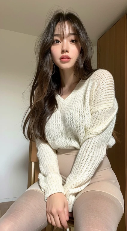 Dark brown hair、Light brown eyes、Japanese actress、Lady、I am about 40 years old.......、(Intricate details:1.2)、(Which is the top?????????:1.4)、 (Ultra-high resolution:1.2)、Ultra-high resolution、(Finely tuned)、(Detailed facial features)、8K resolution、D cup size breasts、Long Hair、Large windows、Extravagant space、relax、、,Full body photo、Head to toe shot、Beautiful feet、Beautiful feet、Bright and fresh bedroom、she, household items, (plant:0.8), Fashion Hub, Very detailed, Very detailed, Realistic, Hourglass Shaped Body, Obscene pose,、、私 cry a lot、tears、person on the left、relaxした表情、Pose of Weakness、(auraroid photo:1.2)、From outside the window、A masterpiece of transparent painting、8K、32k、Highest quality、(Details of both eyes)、1 Girl、elegant、(Loose knit camisole、white :1.4)、Hilarious、Looking into the camera、summer、I had already finished,bend over,(Undressing Pose、While taking off clothes)、