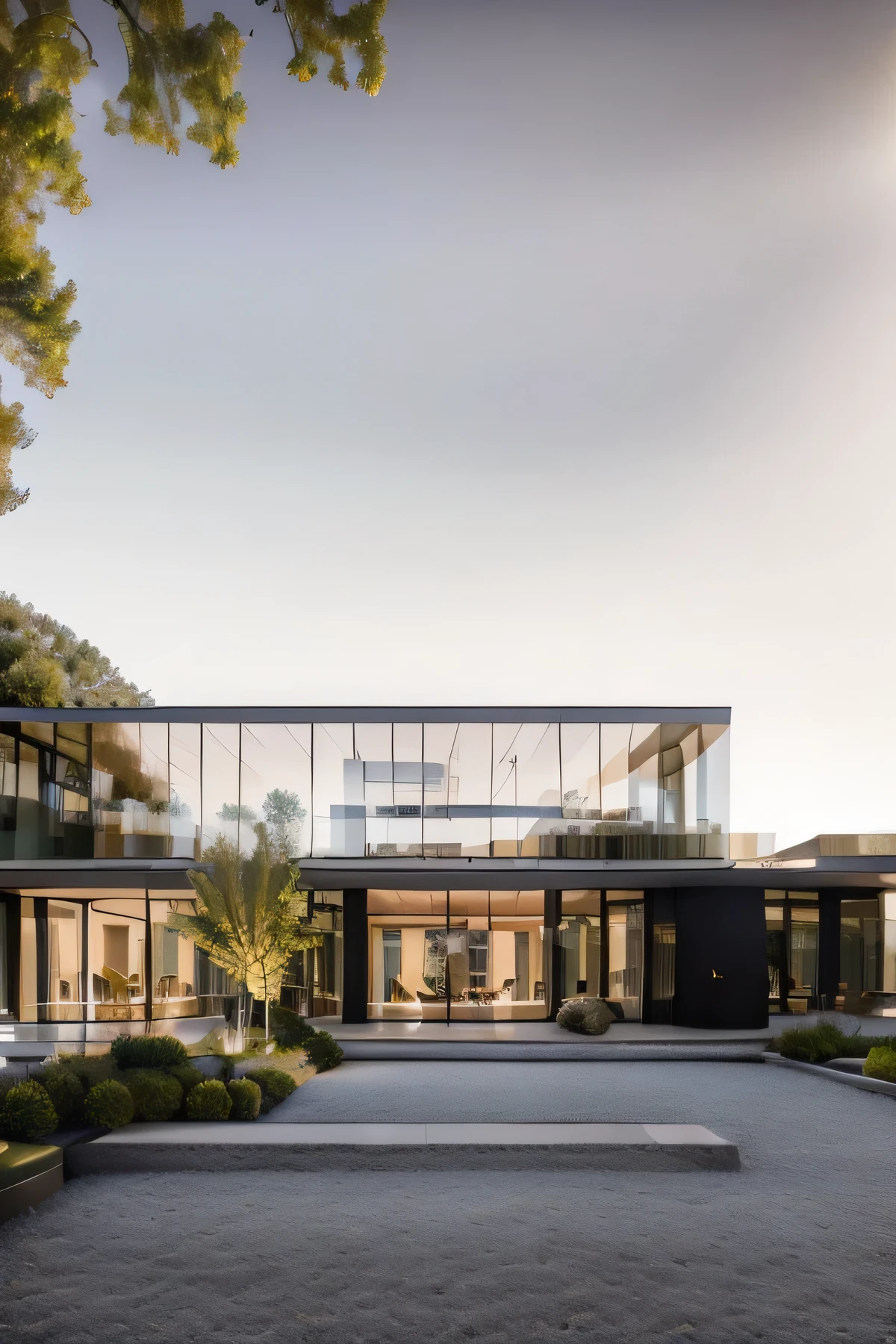 An exterior scene of a luxurious and complex three-story neoclassical villa, mettant en valeur l'opulence. La forme d'art chosen for this representation is photography, capturé avec un objectif 50 mm. Famous photographer Ansel Adams is the source of'inspiration. La villa se dresse au milieu de jardins luxuriants, son architecture ornée soulignée par le jeu d'shadows and sunlight. La température de couleur est chaude, enhance the golden accents of the villa design. L'atmosphère respire l'elegance, tandis que les sujets affichent des expressions sereines. doux, l'natural lighting envelops the scene, create a timeless ambiance