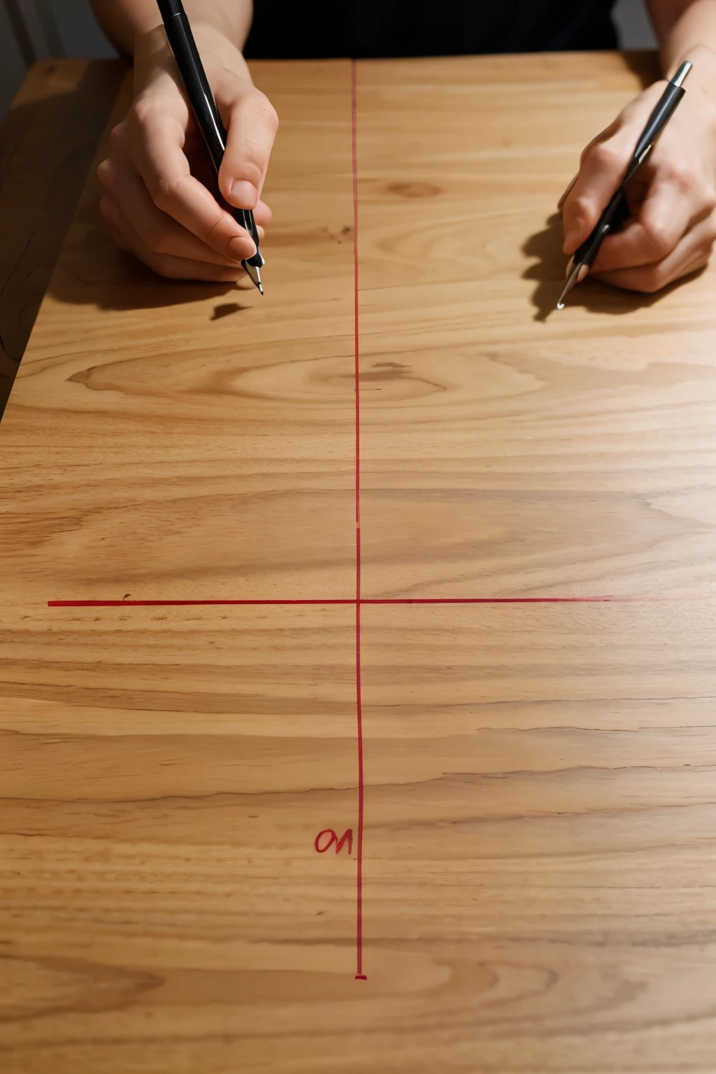 In a 100mm*Draw a line 2400mm long on a 100mm board