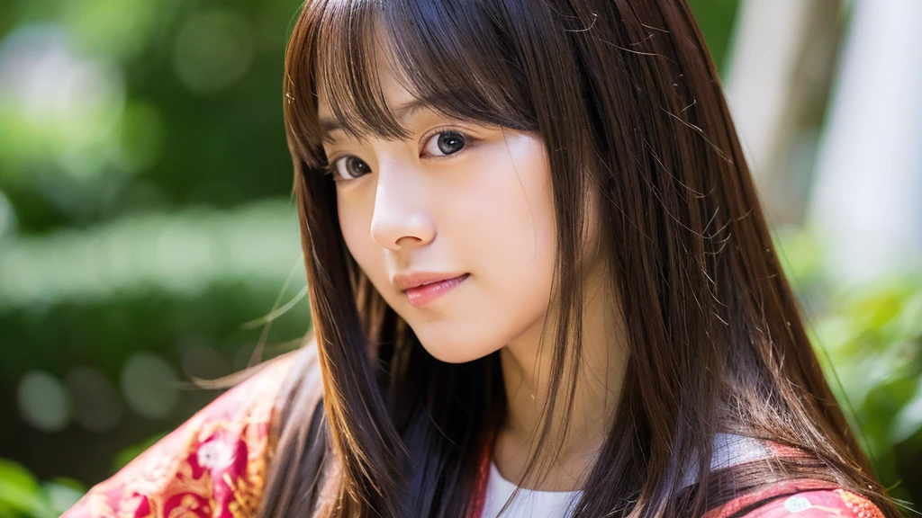 japanese woman、real、long hair、high resolution