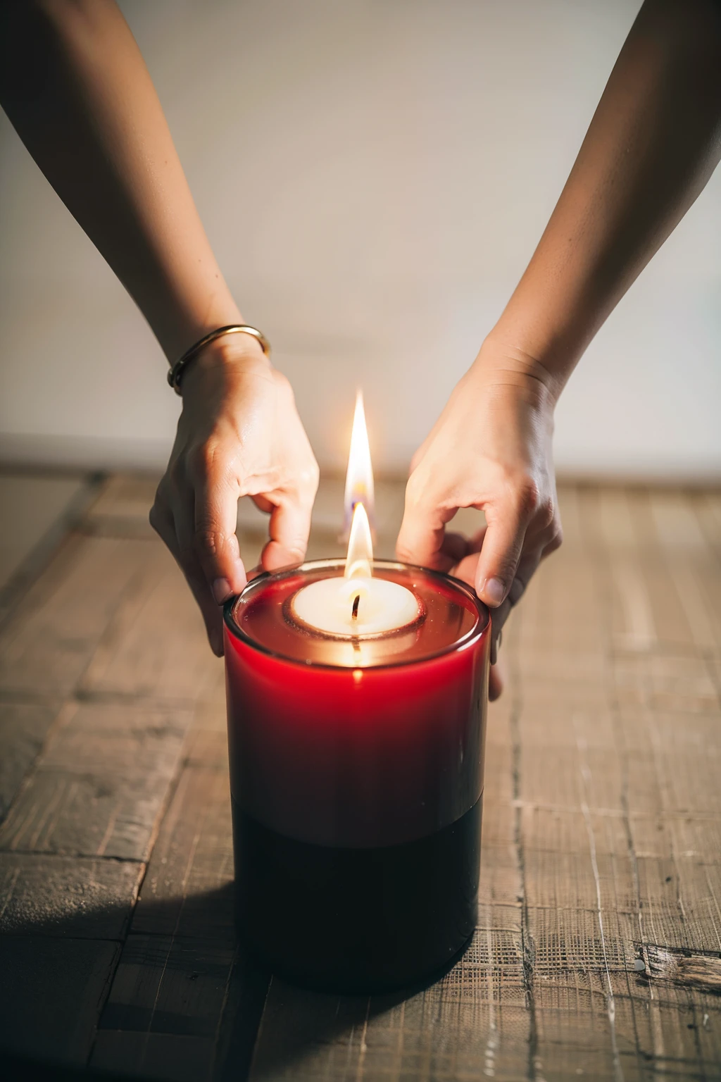 hand in hand,Candle,dark