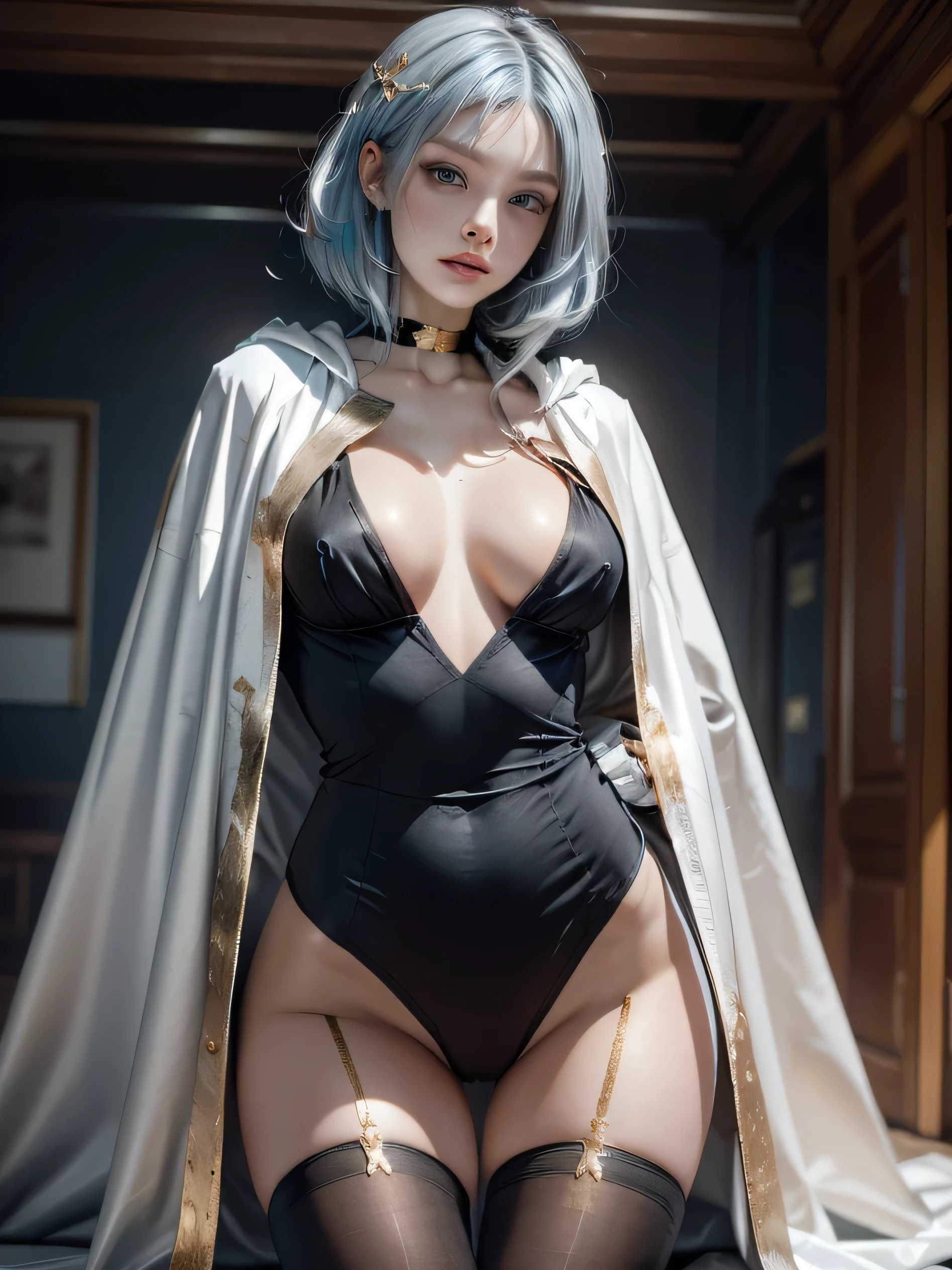 (photorealistic:1.8, highest quality:1.8,8K masterpiece:1.8,High resolution,muste piece:1.8,RAW Photos,cinematic lighting),No split screen,medieval fantasy、Fight enemies with a flaming sword in your hand、
(Pretty girl warrior:1.5)、(Completely naked、combat hair ornament、Sheer cloak、Red Armored Leotard、bondage、choker、knee high tights、beautiful butt,beautiful thighs,plump nipples,Nipples are visible through the costume,cameltoe,slender abs:1.2),beautiful and detailed eyes:1.7,beautiful skin:1.8、(Soryu Asuka Langley)(character focus)、
Emotional、beautiful face、
(midium Hair:1.2, Beautiful, shining red, blue, white, black, silver and gold hair:1.5)、shining blue eyes、thin line
