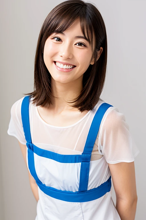 japanese woman leotard bloomers Transparent smile photograph real