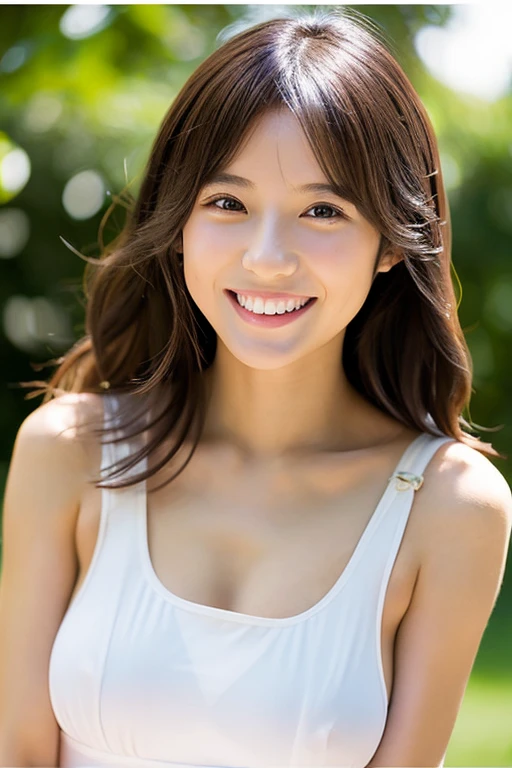 japanese woman leotard bloomers Transparent smile photograph real