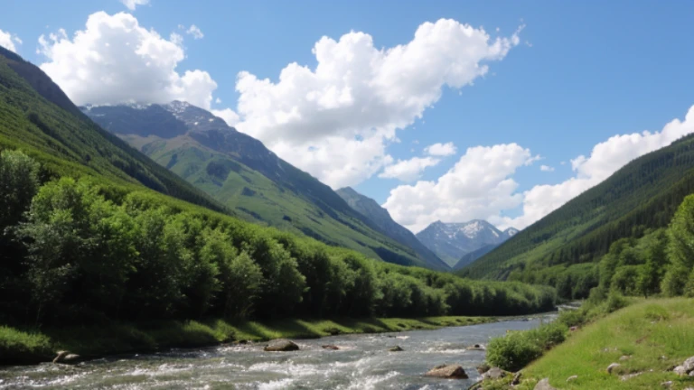mountin cabage river 