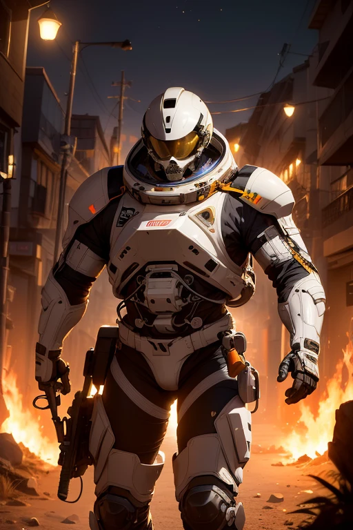 disorganized, intricate details, masterpiece, highest quality, High resolution, 8K, (skeleton in astronaut Spacesuit:1.2), (skull:1.3), (broken helmet:1.4), (Colored bulbs:1.3), Spacesuit, moon surface, crater, black sky, performer, Photographed with a Canon 1DX camera, 50mm f/2.8 lenses, born, Unreal Engine 5 Style, Lens flare effect.