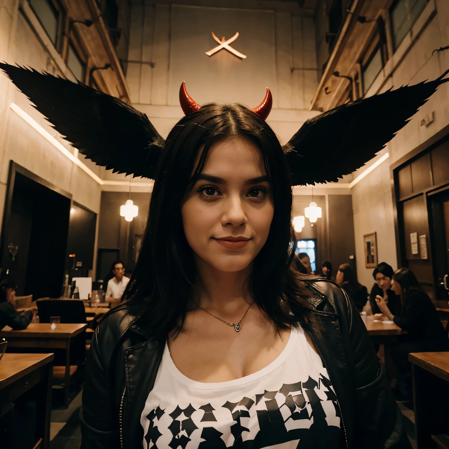 Devil women in arizona holding cross
