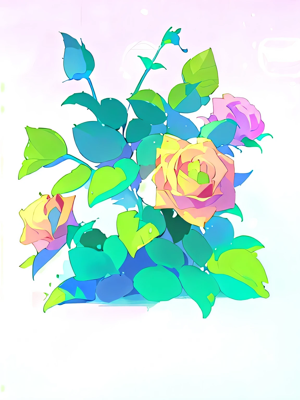 There is a photo of a woman wearing flowers in her hair, Rose background, background(hard), Roses background, layout frame, flower frame, Internal stylized border, on simple background, Rose, Sea green theme, Make it with an illustrator, white background : 3, Card templates, colorized background, background art nouveau, decorate, window, Card rack