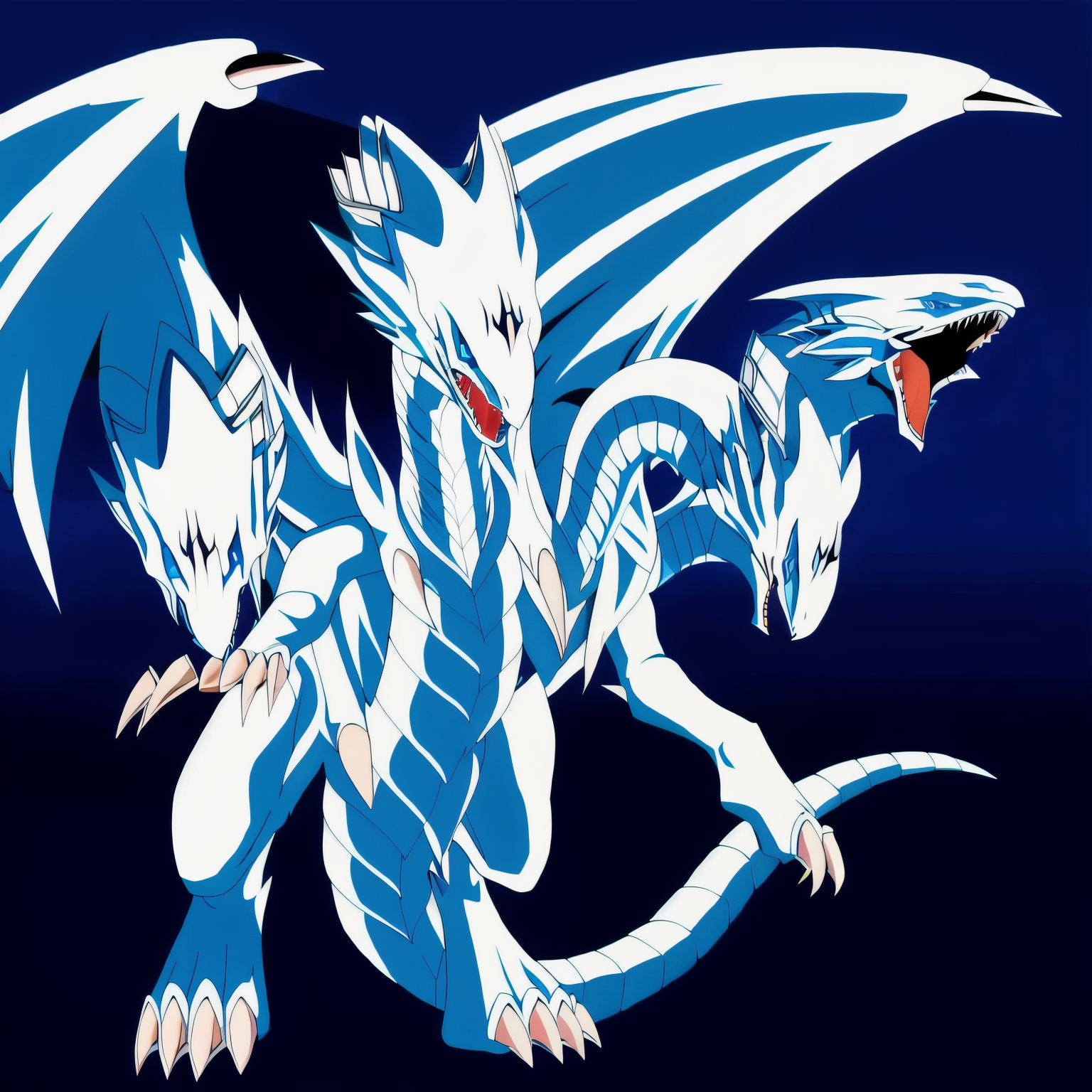 Blue-Eyes Ultimate Dragon - Yugioh card art v1.0