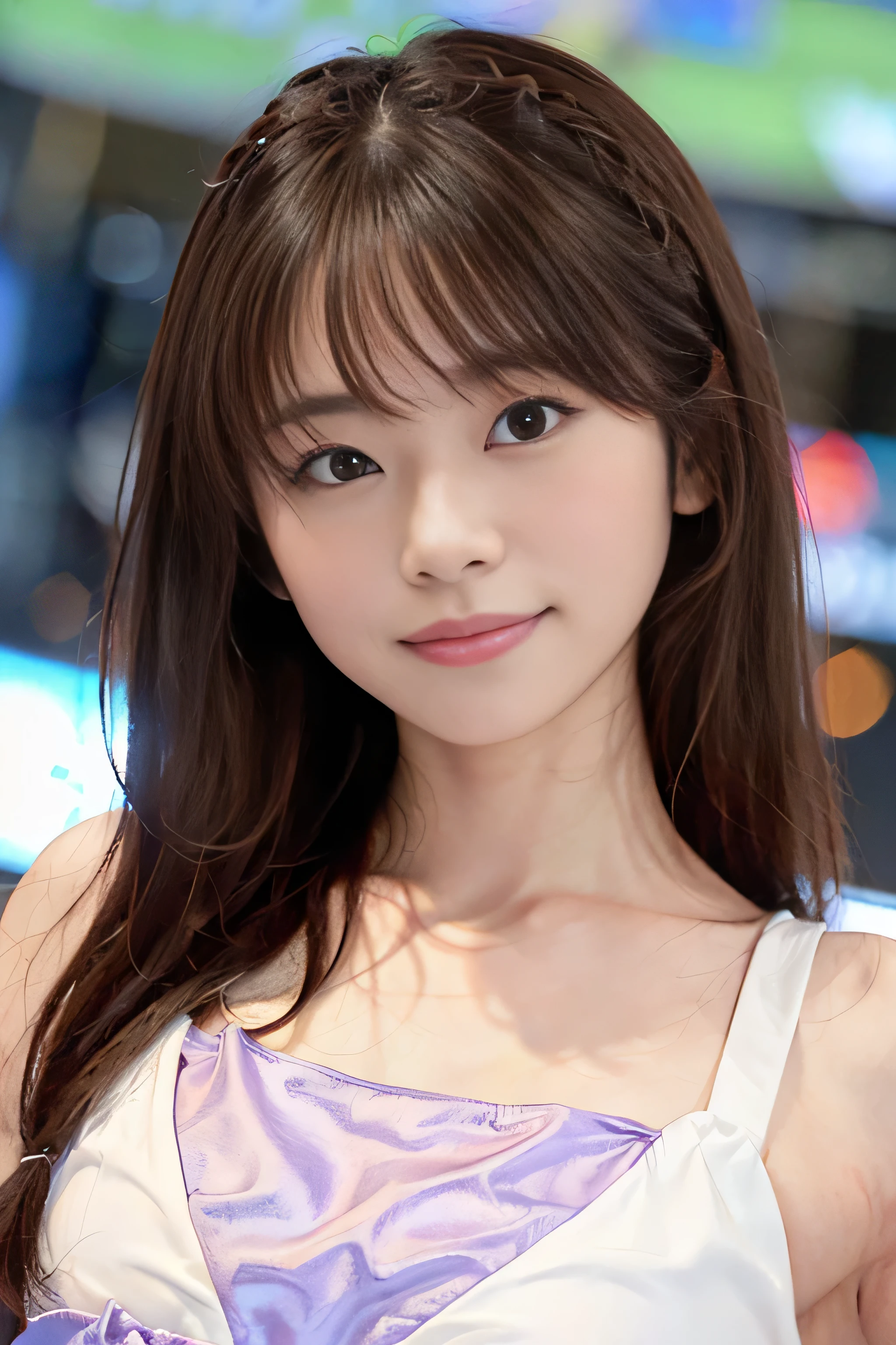 (8K、Raw photo、best image quality、masterpiece:1.2)、(genuine、photogenuine:1.37)、Super detailed、ultra high resolution、girl、1 person、eyes that look at the beholder、Beautiful face in every detail、smile、narrow、 (slim waist) :1.3)、thick and beautiful skin、skin texture、flowing hair、as a whole human body、twin tails、Braid、high school girlの、high sch(((Ｂcup chest)))、(((I&#39;m thin)))、(((small breasts)))、smile happily,perfect makeup,smile, (black long hair、 cute smile、espadrilles、High school grass field exciting atmosphere,dynamic pose,Surrealist female portraits by David Hockney and Alphonse Mucha,