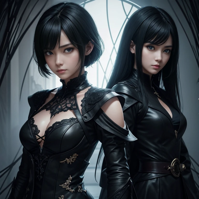 Necromancer Couple,A fusion of HR Giger and Michael Whelan
(highest quality,4K,8k,High resolution,masterpiece:1.2),Super detailed,(Realistic,photoRealistic,photo-Realistic:1.37),Dark aesthetic,(black, Midnight Blue) palette, complex composition
The scene depicts a mesmerizing Necromancer Couple in a captivating environment. The characters are central, Gives off an aura of power and mystery. Male necromancers are sharp, Sharp eyes surrounded by intricate tattoos, Female necromancers are fascinating, Sharp gaze and elegant atmosphere. Their faces are beautifully detailed, With careful attention to expressive lips and stylized facial features.
The couple is set in an otherworldly setting that incorporates elements of H.R. Giger., A fusion of biomechanics and gothic aesthetics. The environment combines organic forms with complex machinery, The surreal intertwines in fascinating ways.. This scene、Lit by a combination of dim ambient lighting and eerie lighting。, Casts eerie shadows that add depth and drama to your composition.
The overall color palette revolves around a Dark aesthetic, with a dominance of black and Midnight Blue hues. These colors create a mysterious and eerie atmosphere., Increase the overall visual impact. With vibrant details and metallic accents that shimmer in low light、The contrast between the characters and the environment is emphasized。.
アートスタイルはHのmasterpieceの影響を受けています.r. Giger and Michael Whelan, Seamlessly blending artistic elements. Attention to detail is paramount, with every element carefully rendered with Super detailed precision. The composition is complex and thought-provoking., The corners of the image are々Explore up to、Encourages discovery of hidden symbols and meanings.
The final output will be a masterpiece, High resolutionを誇る (4k or 8k) Superior Quality. T