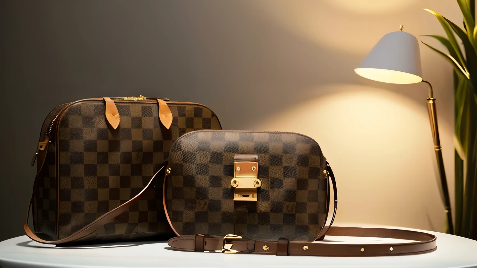 LOUIS VUITTON,bag,Calm,atmosphere,Louis Vuitton,soft light,Tritone,masterpiece, highest quality,elegant,