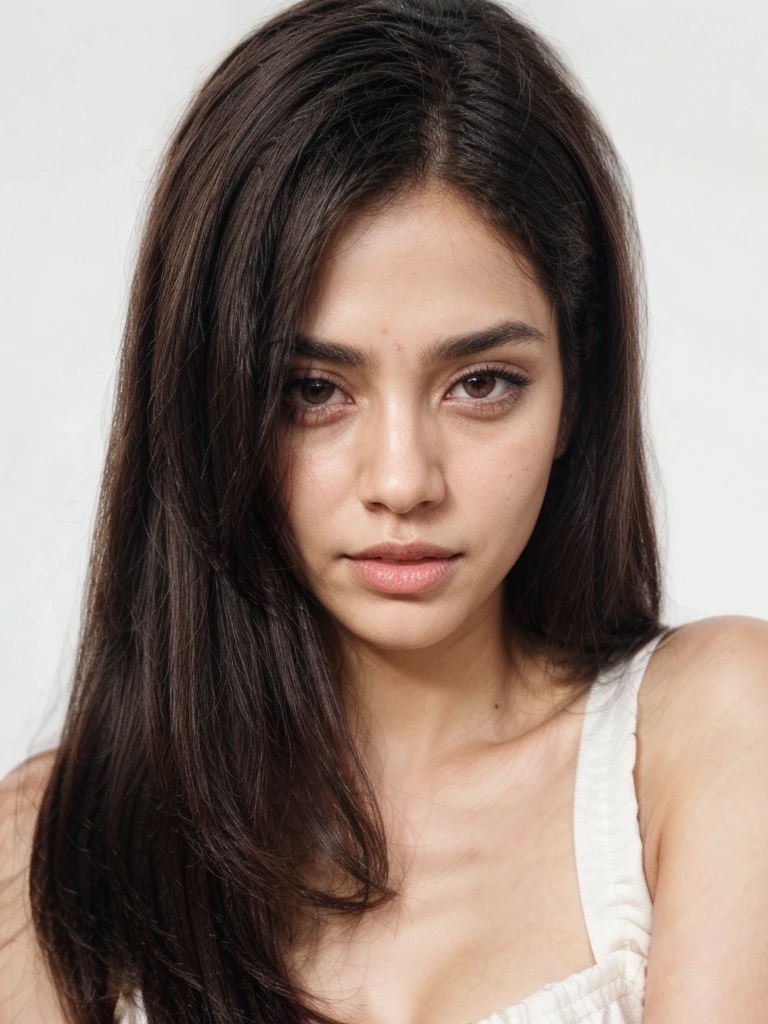south asian facial features. girl. Should look very beautiful. pretty. Highly detailed and hyper realistic. The skin texture should be highly detailed and extremely accurate. thick black hair and brown eyes. Face must be accurate. Highly detailed face and facial features. Extremely accurate representation of face and facial features. Face should be highly detailed and hyper realistic. Every thing from the body should be extremely perfect and realistic. hyper realistic. Skin texture is natural and realistic. Face is realistic and extremely detailed. Eyes are detailed and accurate. Highly accurate. eyes should be realistic and accurate. hyper detailed. perfect details. realistic proportions. hyper realistic skin texture. smiling. black eyes. eyes are black.