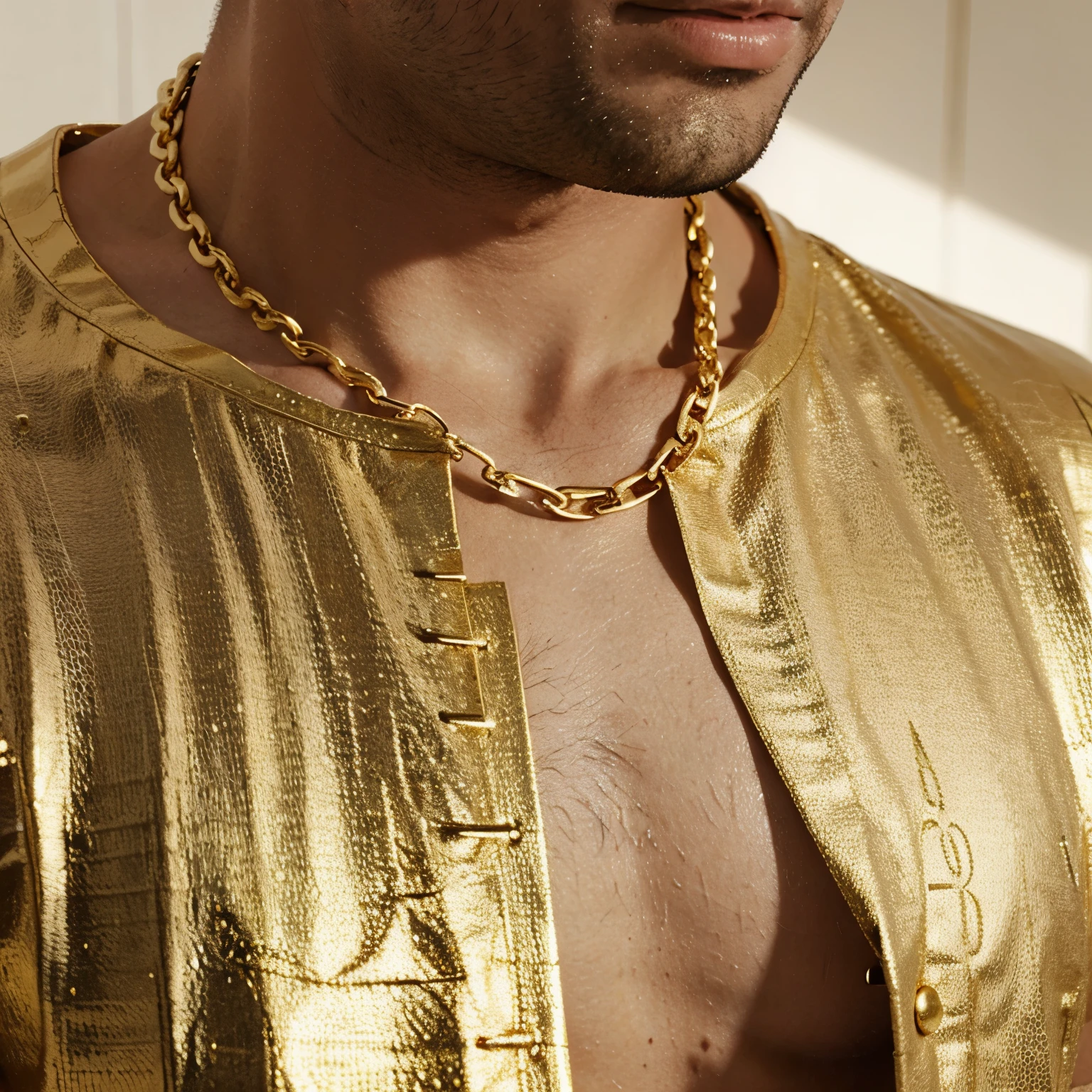 Create 40gram gold chain for men