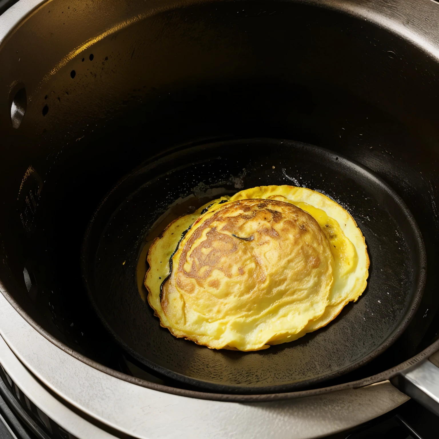 There needs to be a frying pan inside,furnace,Omelette,Don't have anyone inside.,Just a simple LOGO