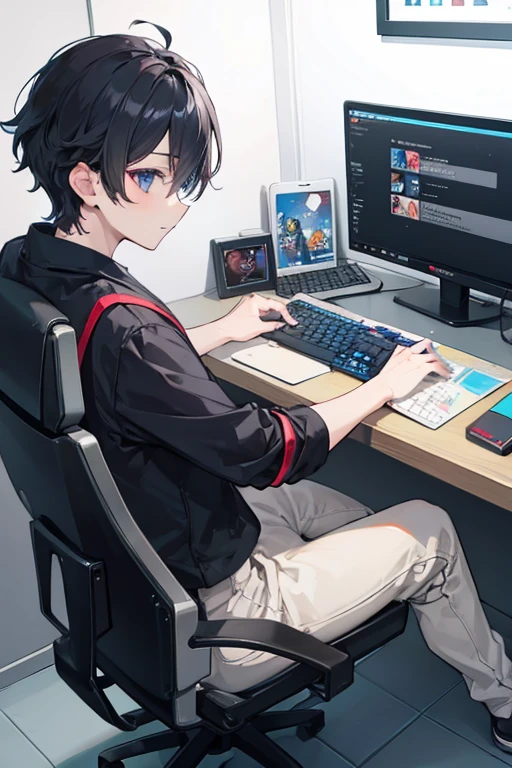 boy gamer keyboard