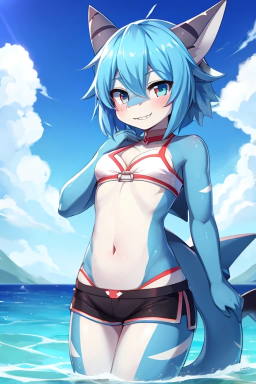 shark girl,furry,Cute Moe