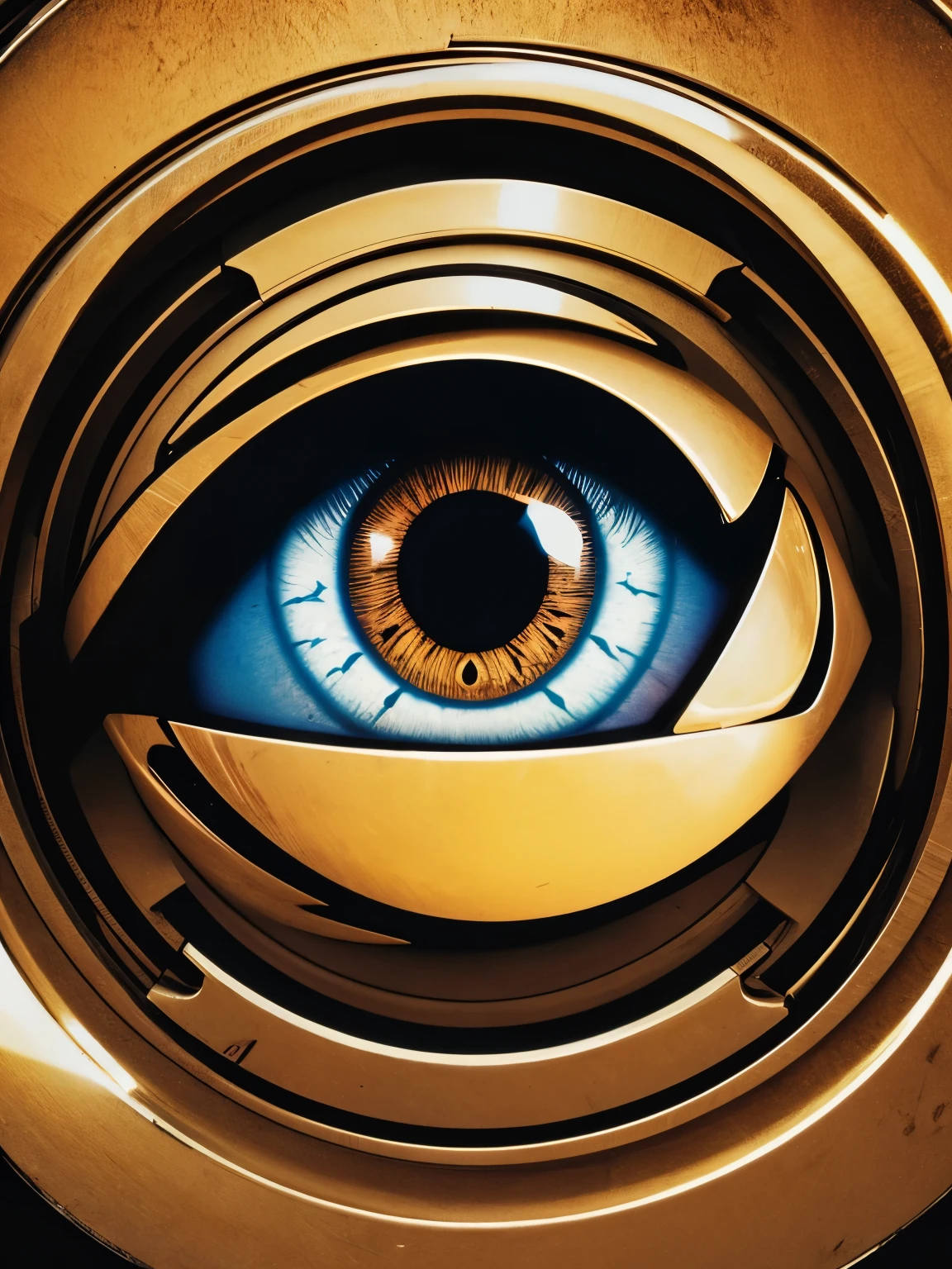 all sering eye logo, retro