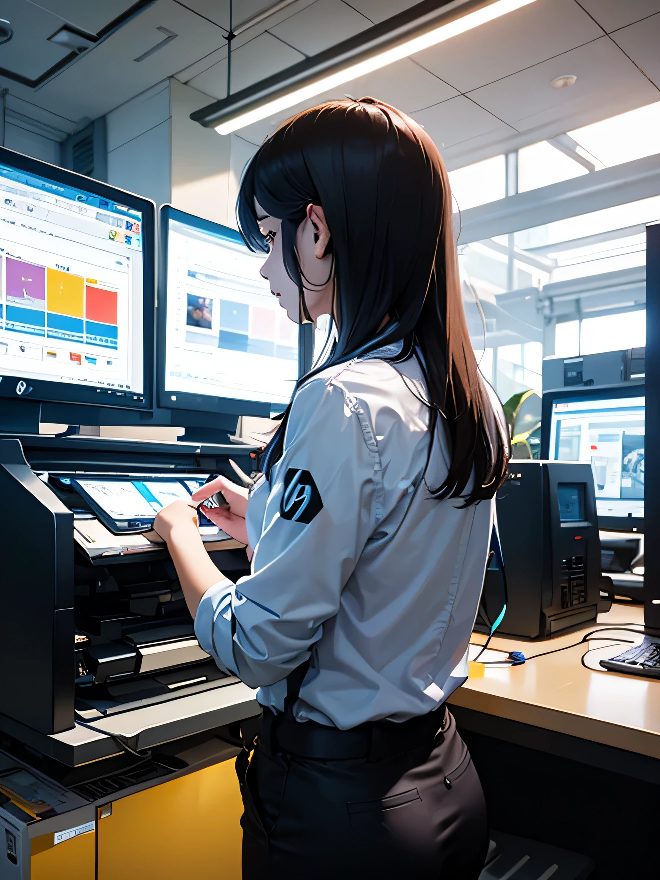 HP printers,Sense of technology professional,atmosphere,Multi-person teamwork ,HP printers ,Professionalism,Global Services,Professional teamwork,Cutting-edge printing technology