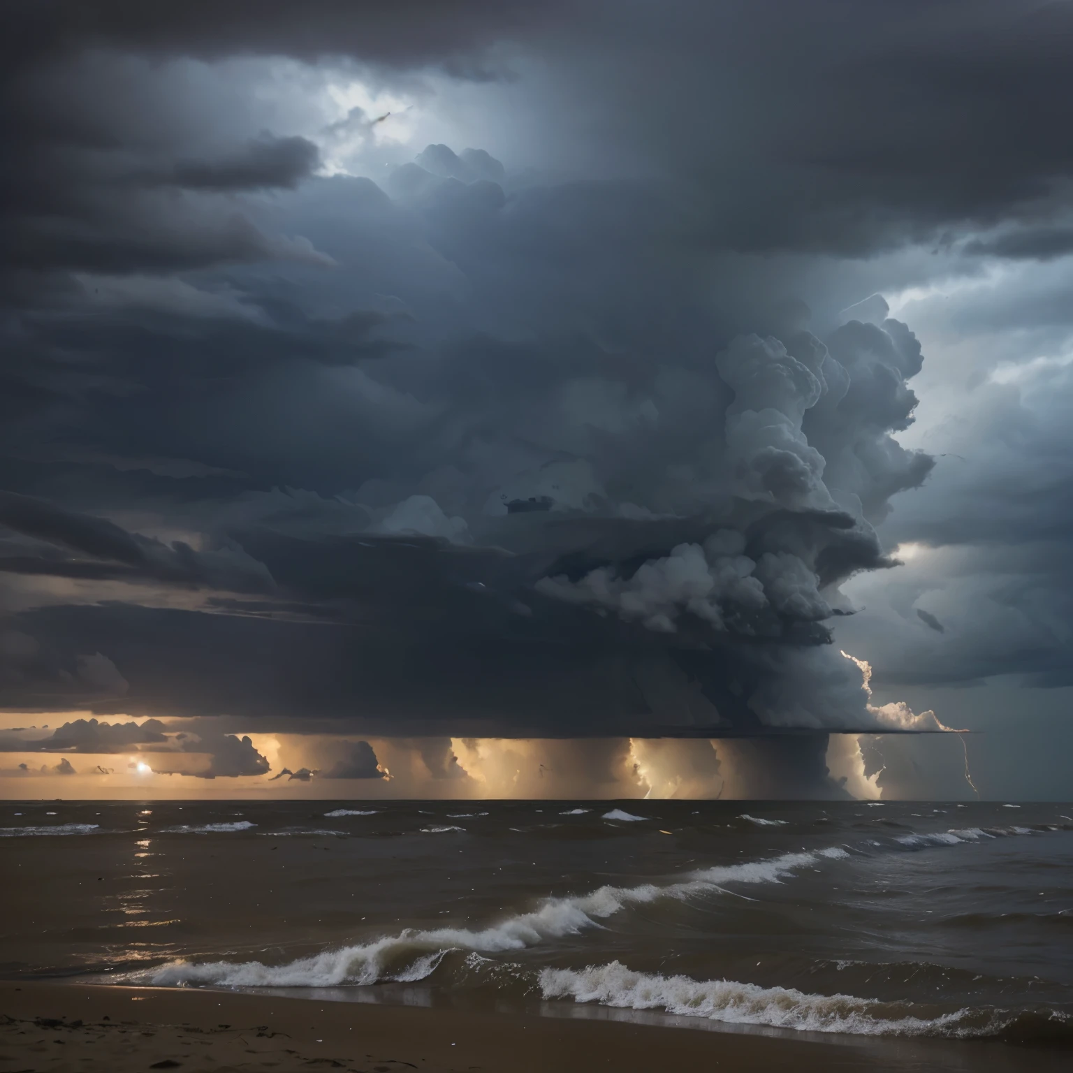 create a news alert which warns of storm and flooding on Sylt with today&#39;s date and prohibits a crossing