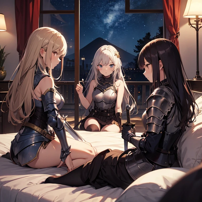 ,BDSM room in basement of luxury suburban mansion, (4+girls:1.5)、For pleasure training々Restraint devices、Slave maids spread their legs and lick each other's clits、Intense、Intense orgasm facial expression、Intense orgasmic spasms、Sex Slave Training、Full Color