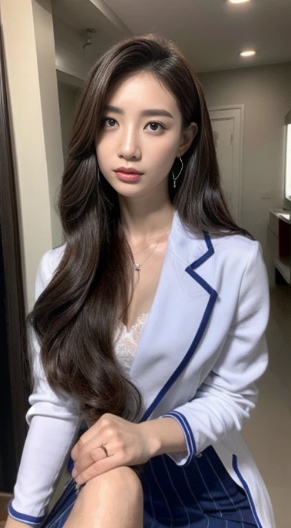 (night:1.6)、Inspired by the 007 movie、Tense atmosphere、Dramatic、(original photography、8K、Masterpiece、high resolution、very complicated)、(top quality)、(Reality的:1.4)、(Full body female love:1.6)、movie lighting 、winter、cold、exquisite girl、 Exquisite facial features、2 beautiful women、real eyes、tall and sexy、(Kissing)、((Two women standing in the men's restroom))、Long wavy hair、(wet hair:1.6)、(Very detailed)、single focus、((Perfect body))、(School uniform jacket、Lace suspender pantyhose:1.2)、(Complex school uniforms、stripe、pattern、flowers、hollow)、(Moderate 、cleavage)、(slender legs:1.5)、(Reality)、2 women together