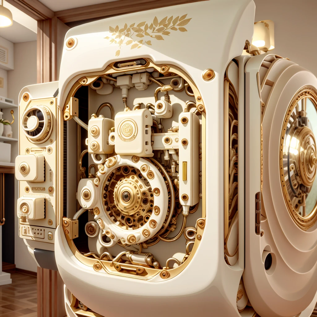Ivory Gold,Cute room、bed、machine、Chair、Plumeria🌸、