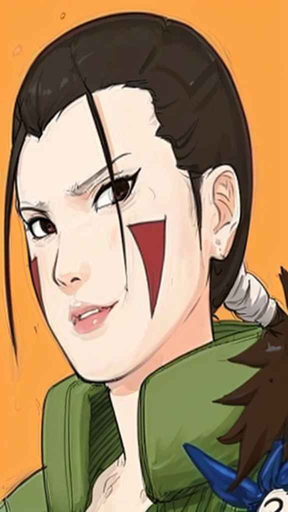 Hana inazuka  memiliki rambut coklat panjang yang dikuncir kuda dengan dua helai rambut membingkai wajahnya di atas matanya yang besar dan hitam. Dia juga memakai lipstik berwarna terang dan memiliki tato tradisional seperti taring klan Inuzuka di kedua pipinya,.memakai rombi anti peluru berwarna hijau