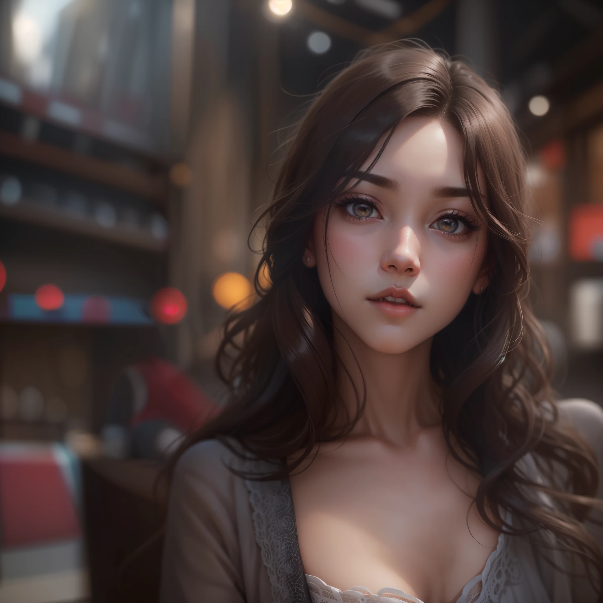 photo of S094_DakotaTyler, a gorgeous woman, in a (bar:1.05), wearing a (elegant-sweater), (8k, RAW photo, best quality, depth of field, ultra high res:1.2), (absurdres, intricate, photorealistic, masterpiece, ultra-detailed, Unreal Engine:1.3)