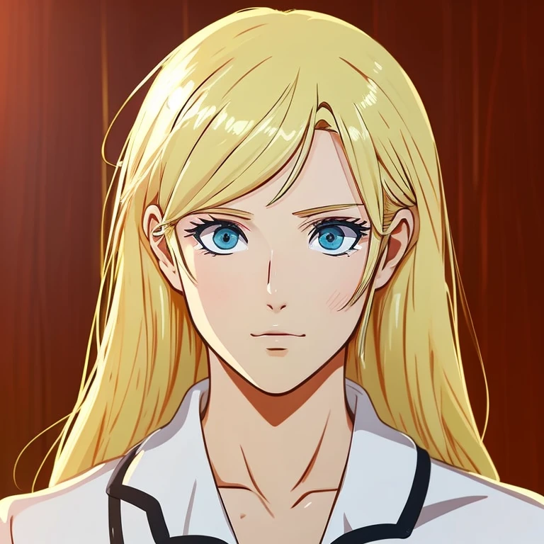 Patopato Channel One man Radius Blonde hair Golden eyes Anime illustration