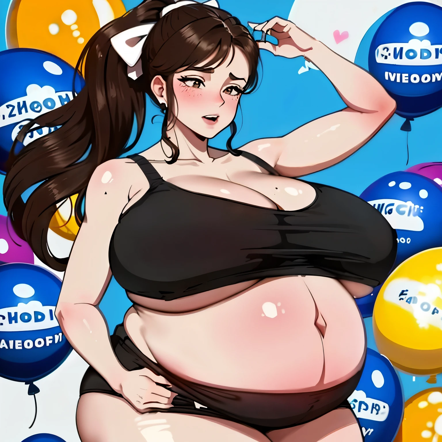 Ponytail, brown hair,Big Baby Bump pregnant,blue bra and skirt l, Big , nipple, cum,16 years girl, Big pregnant Belly, Big Pregnant girl, Largest Belly of Pregnant, Huge Pregnancy Belly, huge 9 months Pregnancy Belly, background beach, big blue balloons