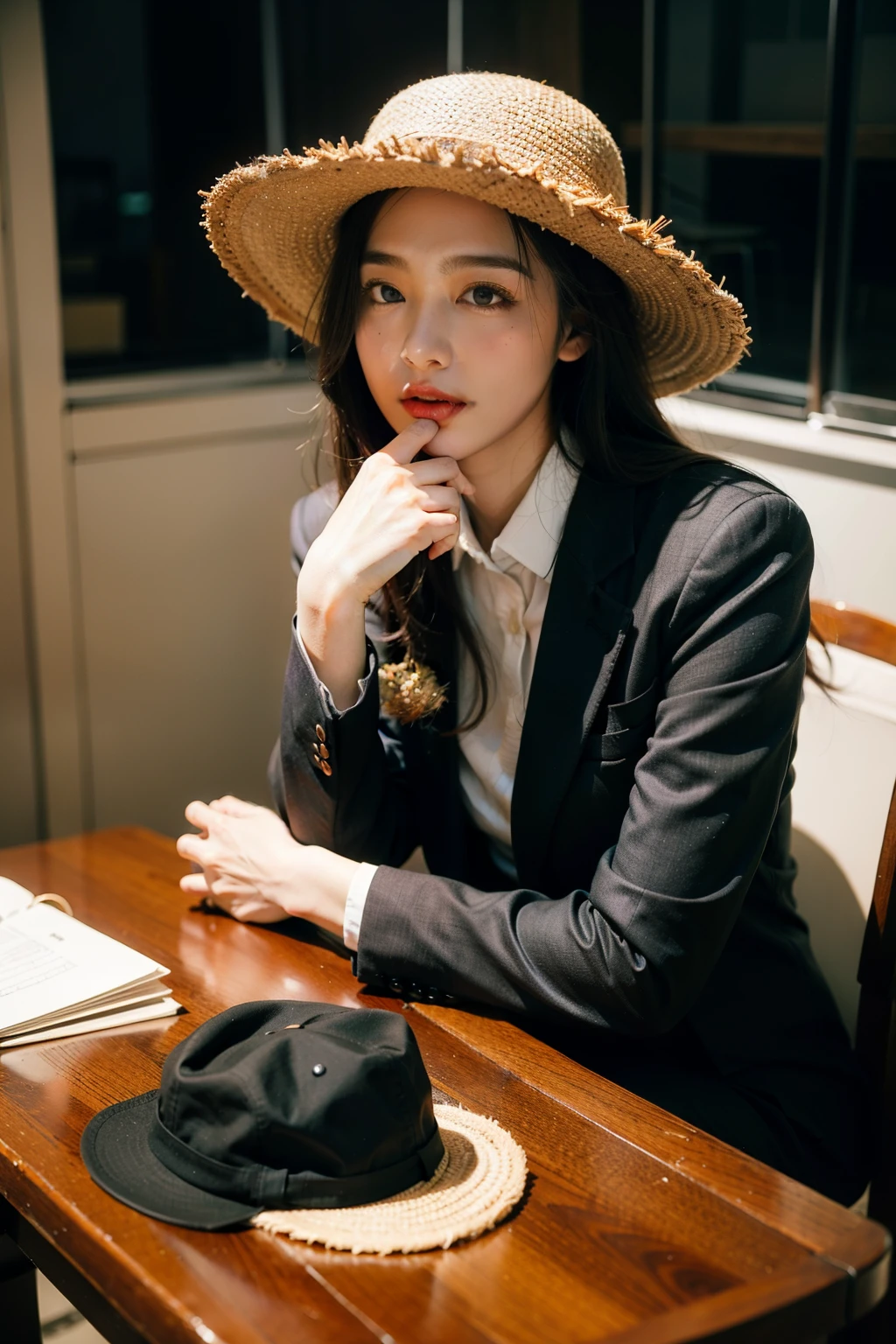 hat，Mouth table，Jacket，Three pieces make up the whole picture of a dragon